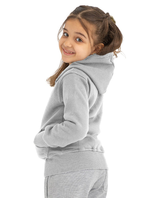 Grey kids SW - Zipper - Khotwh